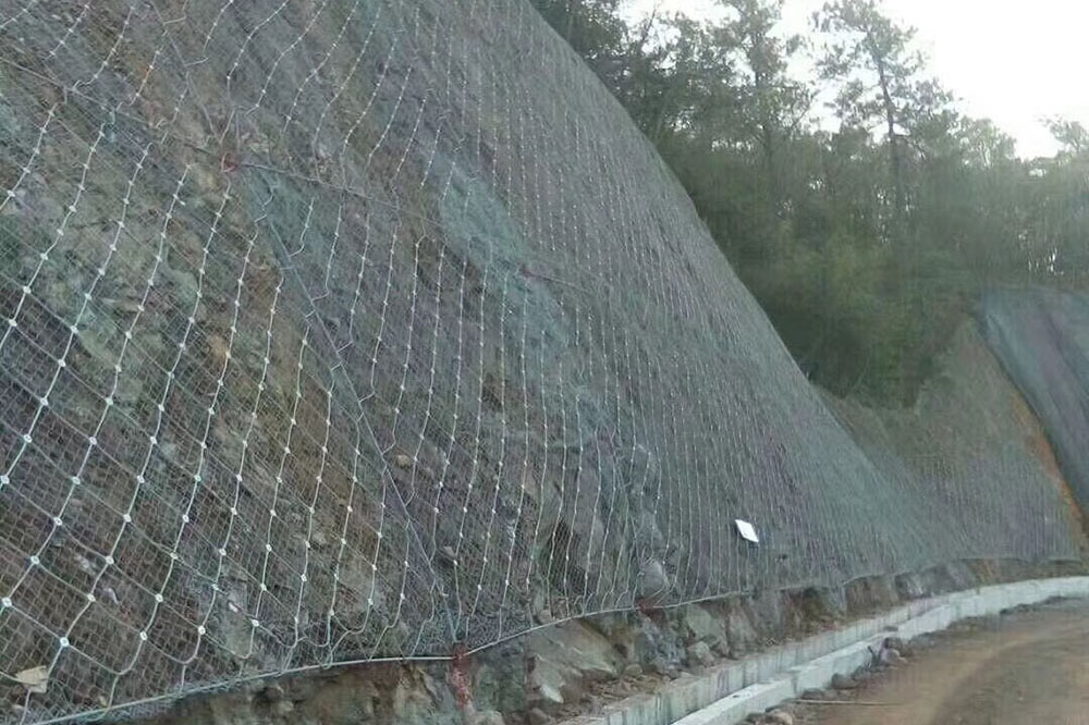 rock netting slope protection